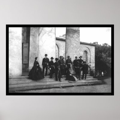 Attendees of the Funeral of Robert E. Lee 1870 Print by lc_civilwar