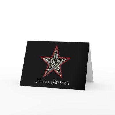 Attention All Diva's Invitation Cards by SayItNow