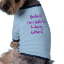 Attention Seeking Underwear Bandit pet clothing