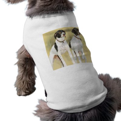 Attentive Englis Pointers Pet Tshirt by 777Images
