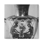 Attic black figure hydra fridge magnet