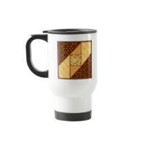 Attic Window in Rust & Gold Coffee Mug