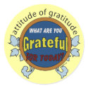 Attitidue of Gratitude stickers