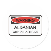 Attitude Albanian Sticker