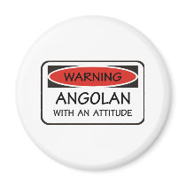 Attitude Angolan Refrigerator Magnet