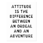 Attitude Difference Postcard
