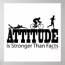 Attitude is Stronger than Facts Print