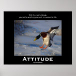 Attitude Mallard Duck Motivational Posters