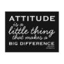Attitude -  Motivational Postcard