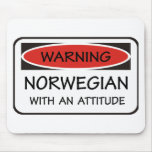 Attitude Norwegian mousepads