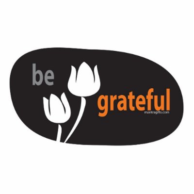 Attitude of Gratitude Sculpture Cut Outs by affirmationshirts