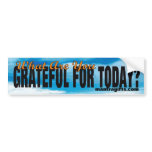 Attitude of Gratitude Sticker bumper stickers