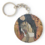 "Attitude" Original Painting by Samantha Keychain