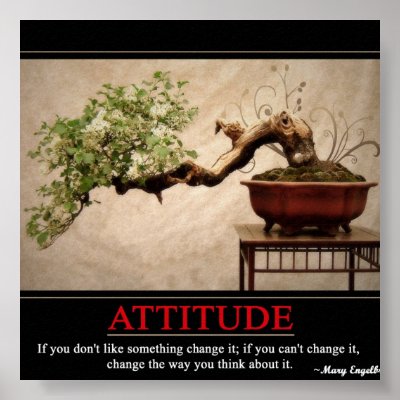 Attitude Poster by DorkaReyes
