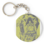 Attitude Puggle Face Key Chain