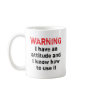 Attitude Warning Mugs