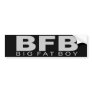 Attitudes - "Big Fat Boy" Bumper Stickers