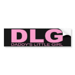 Attitudes - "Daddy's Little Girl" bumper stickers