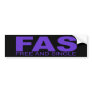 Attitudes - "Free And Single" Bumper Stickers