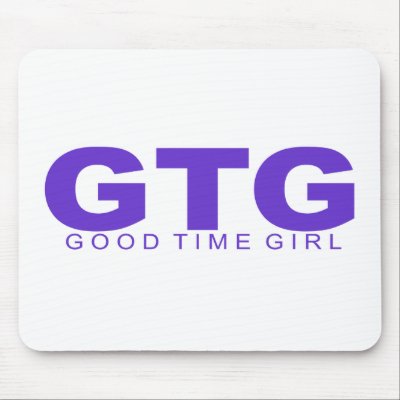 Attitudes - "Good Time Girl" Mouse Pads by outoftheboxx