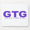 Attitudes - "Good Time Girl" mousepads