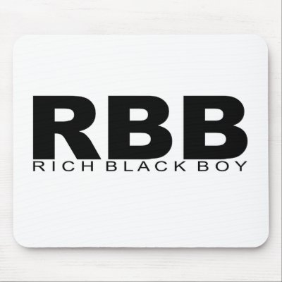 Attitudes - "Rich Black Boy" Mouse Pad by outoftheboxx