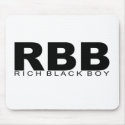 Attitudes - "Rich Black Boy" mousepads