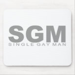 Attitudes - "Single Gay Man" mousepads