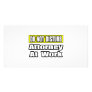Attorney At Work Picture Card