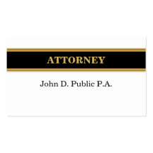 Attorney Business Cards