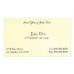Attorney Clean - Law Office Business Card Template