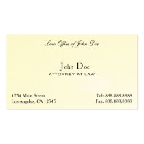 Attorney Clean - Law Office business cards
