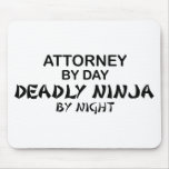 Attorney Deadly Ninja by Night mousepads
