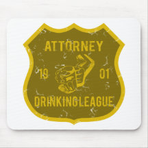 Attorney Drinking League Mouse Pad