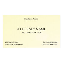 Attorney Elegant Clean business cards