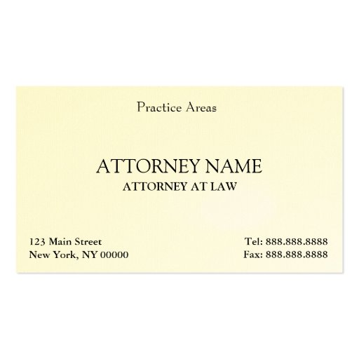 Attorney Elegant Clean Business Card Templates