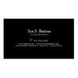 Attorney/Lawyer/Law Firm Black Business Card