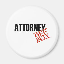 Attorney Light Fridge Magnet