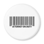 attorney on duty refrigerator magnet