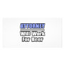 Attorney...Will Work For Beer Photo Greeting Card