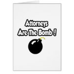 Attorneys Are The Bomb! Greeting Cards
