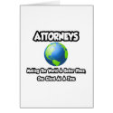 Attorneys...Making the World a Better Place cards