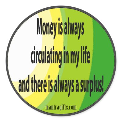 Attract Abundance Sticker by affirmationshirts