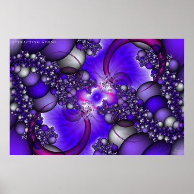 Attracting Atoms Print by rotti3000