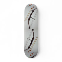 Attractive bow and arrow used in competition skate boards