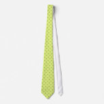 Attractive green palm trees on rough yellow surfac neck ties