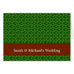 Attractive light green stars on rough green surfac card