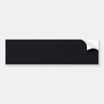 Attractive little black flowers on rough grey surf bumper sticker