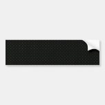 Attractive tiny green stars on rough black surface bumper stickers
