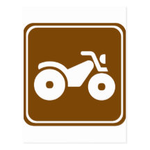 ATV Highway Sign Post Cards